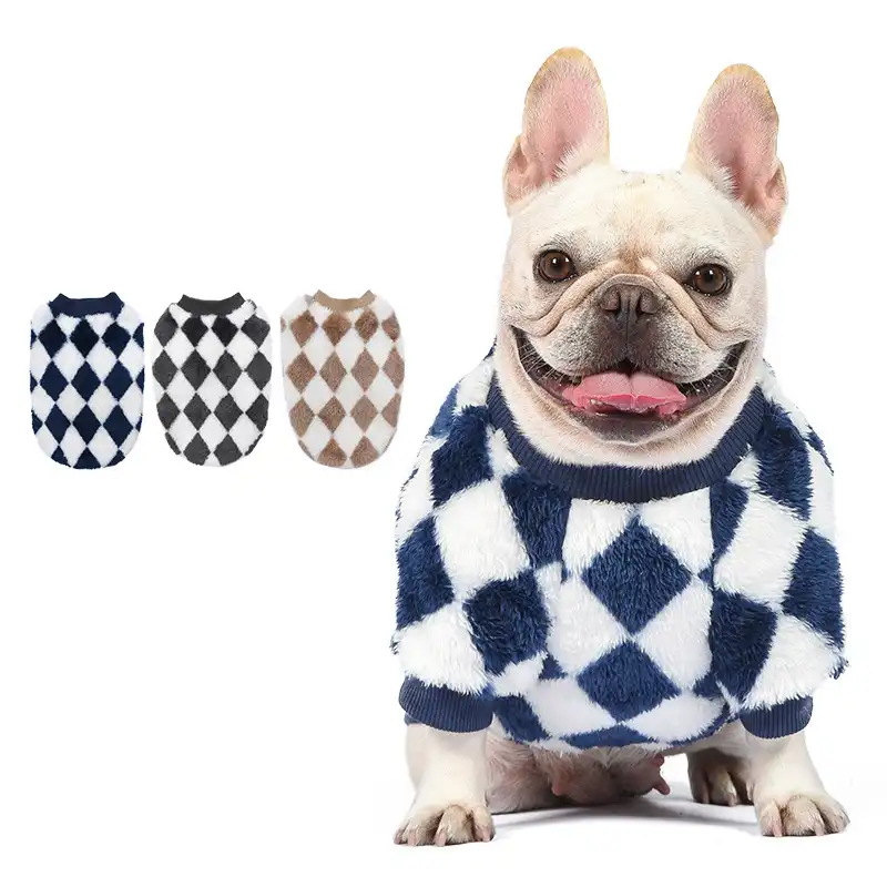 Checkerboard Sweatshirt for Dogs