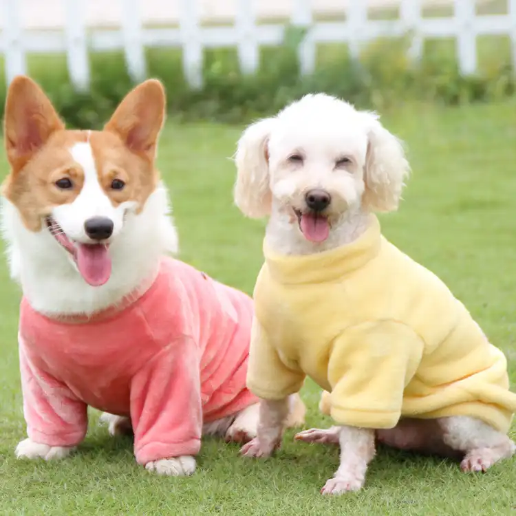 Flannel Sweatshirt for Dogs, Cute Dog Sweatshirts