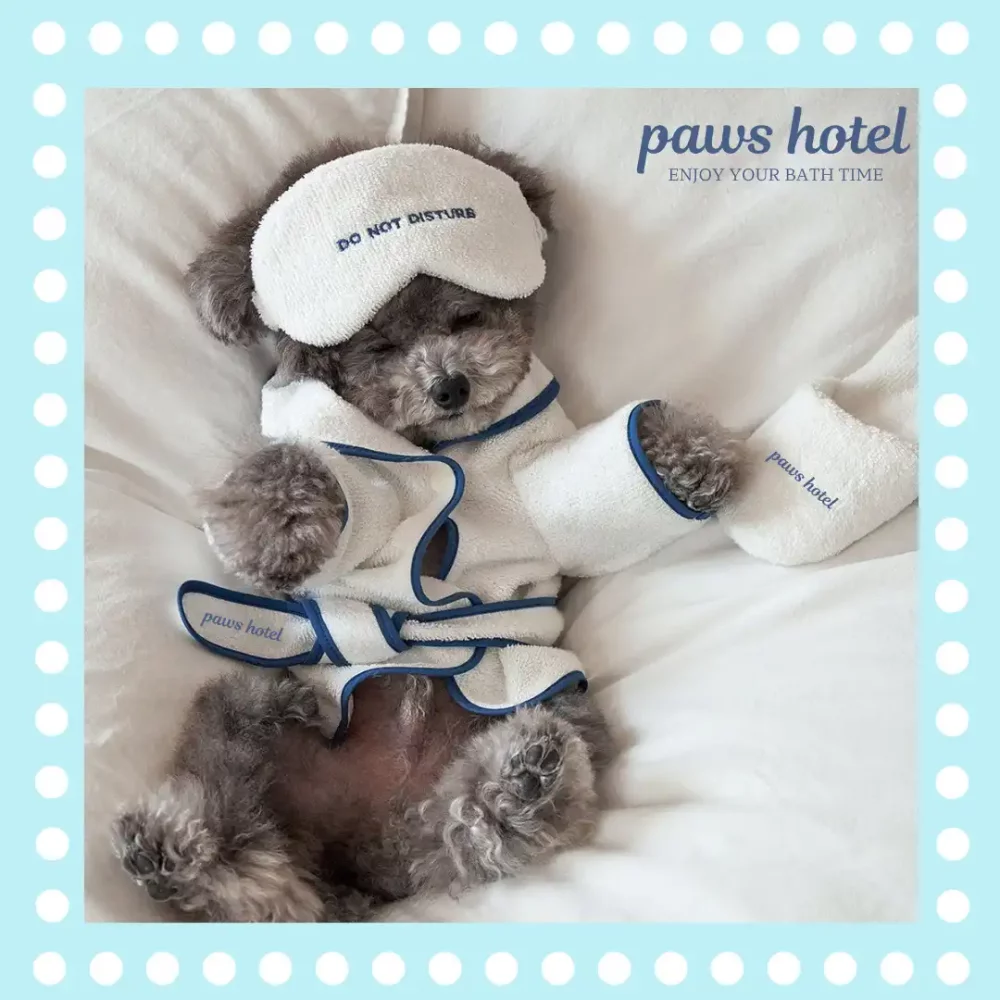 Hotel Towel for Puppy, Small Dog Cute Dry Towel