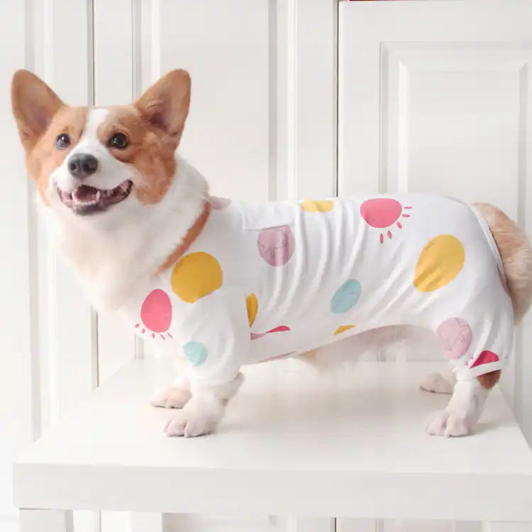 Pure Cotton Dog Onesies Cute Pajamas for Dogs - Sun