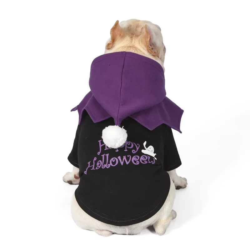 Cape Hoodie Coat for Small Dogs - Purple