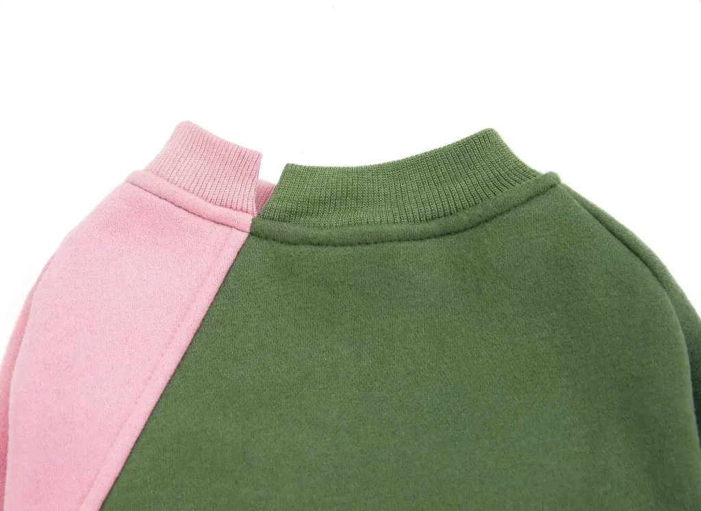 Color Block Sweater for Small Dogs - Details