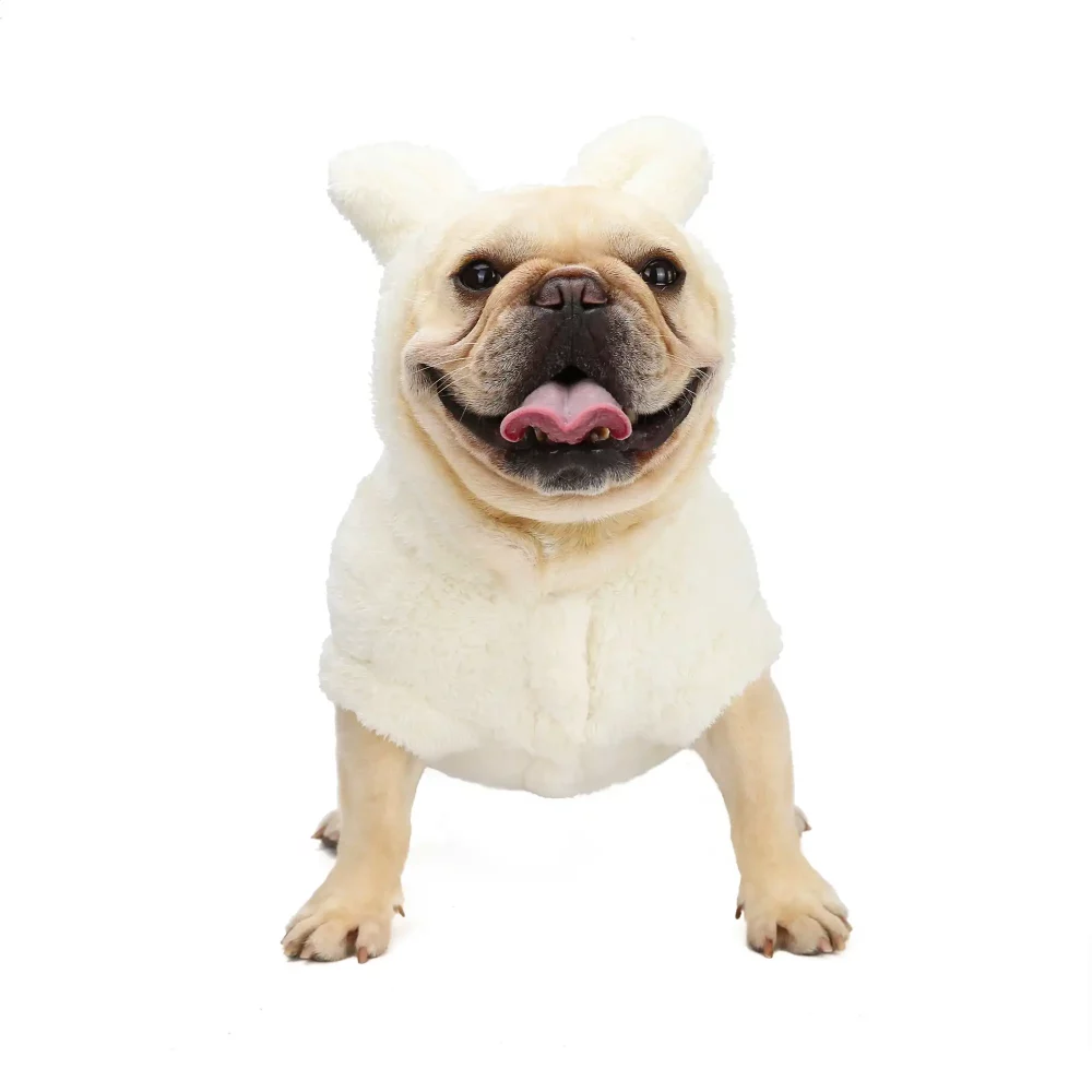 Cute Animal Pattern Costumes for Dogs - White Dog