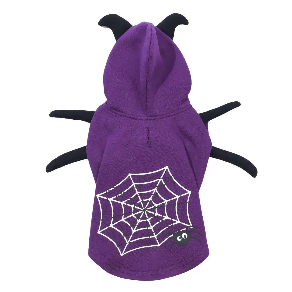 Dog Halloween Spider Costume - Purple