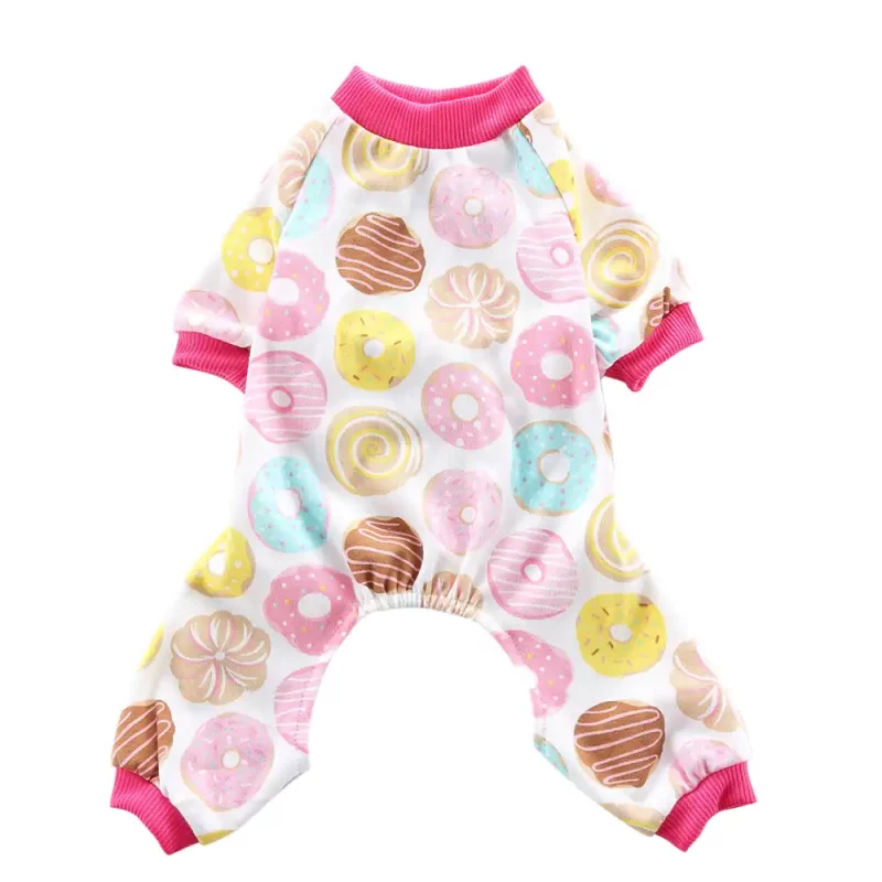 Donut Pajamas for Puppies, Cute and Pure Cotton
