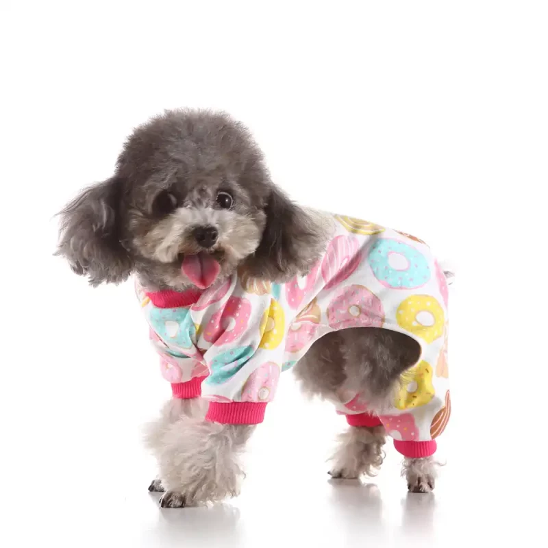 Donut Pajamas for Puppies, Cute and Pure Cotton