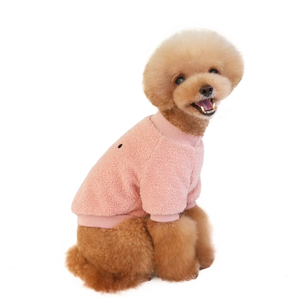 Hamster Embroidered Sweater for Dogs - Pink