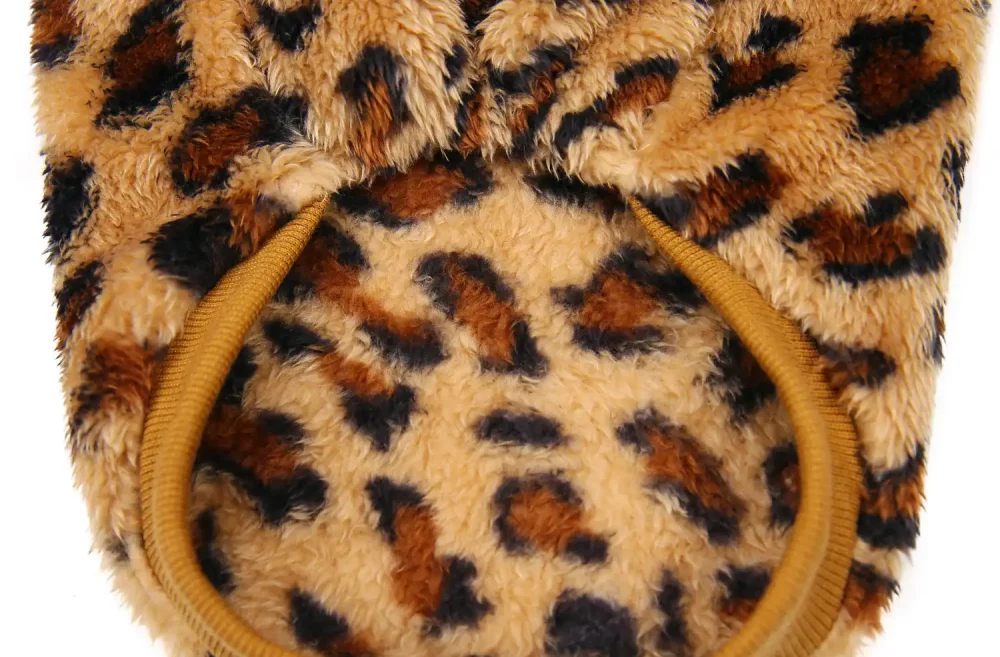 Leopard Sweatshirt for Small Dogs - Details