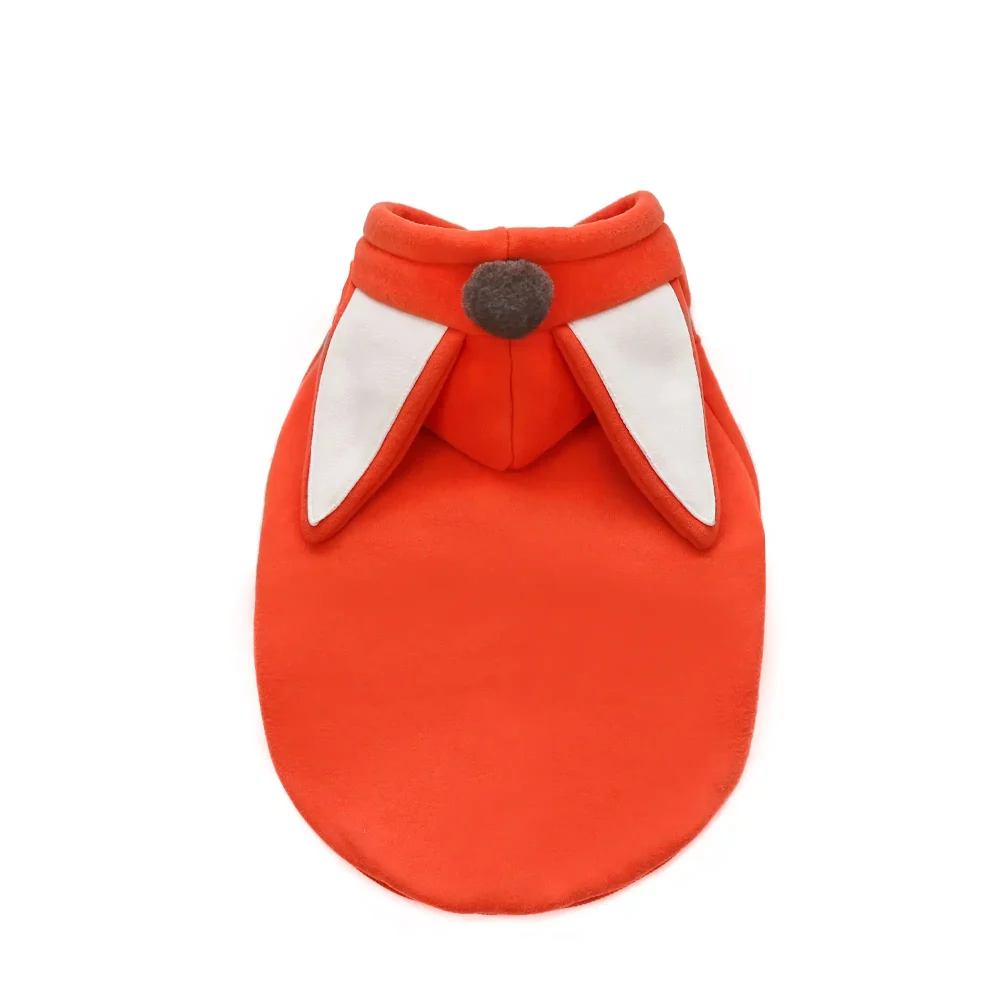 Orange Fox Costume Hoodie for Puppies