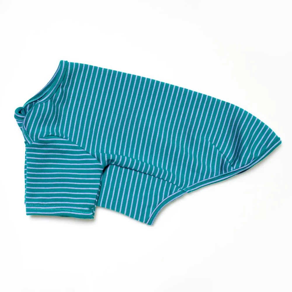 Pure Cotton Striped T-shirt for Dogs