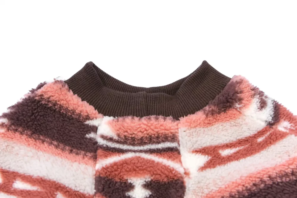 Retro Pattern Pullover Sweater for Dogs - Details