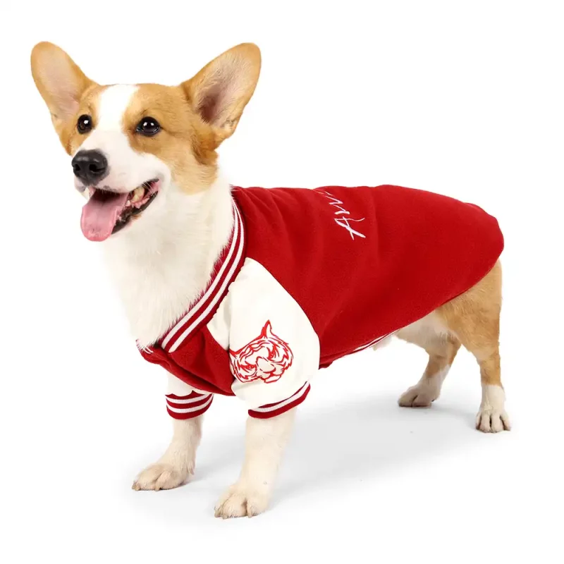Varsity Jacket for Dogs - Red
