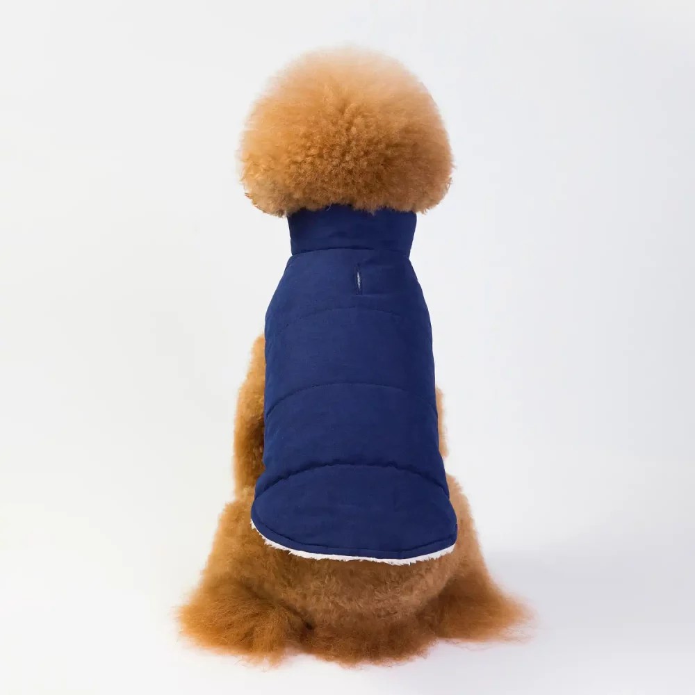 Winter Jacket Vest for Dogs - Navy