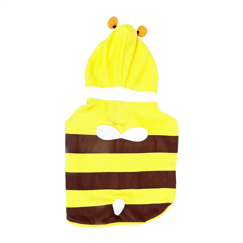 Bee Style Raincoat for Dogs