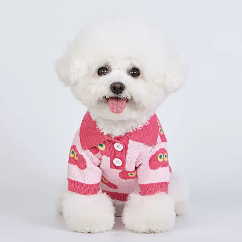 Pink Cloud Sweater for Puppies