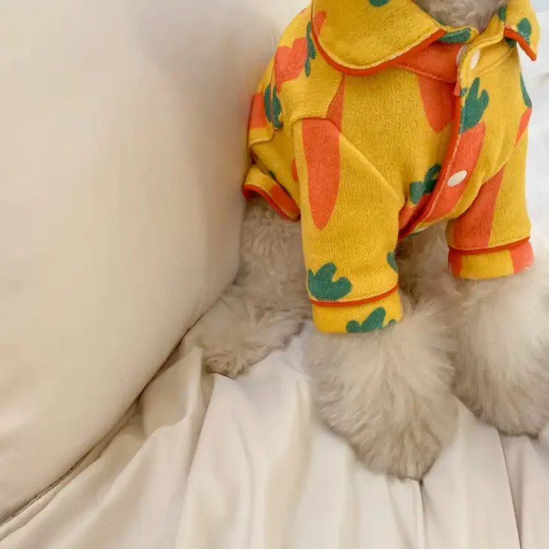 Cute Carrot Pajamas Set for Dogs