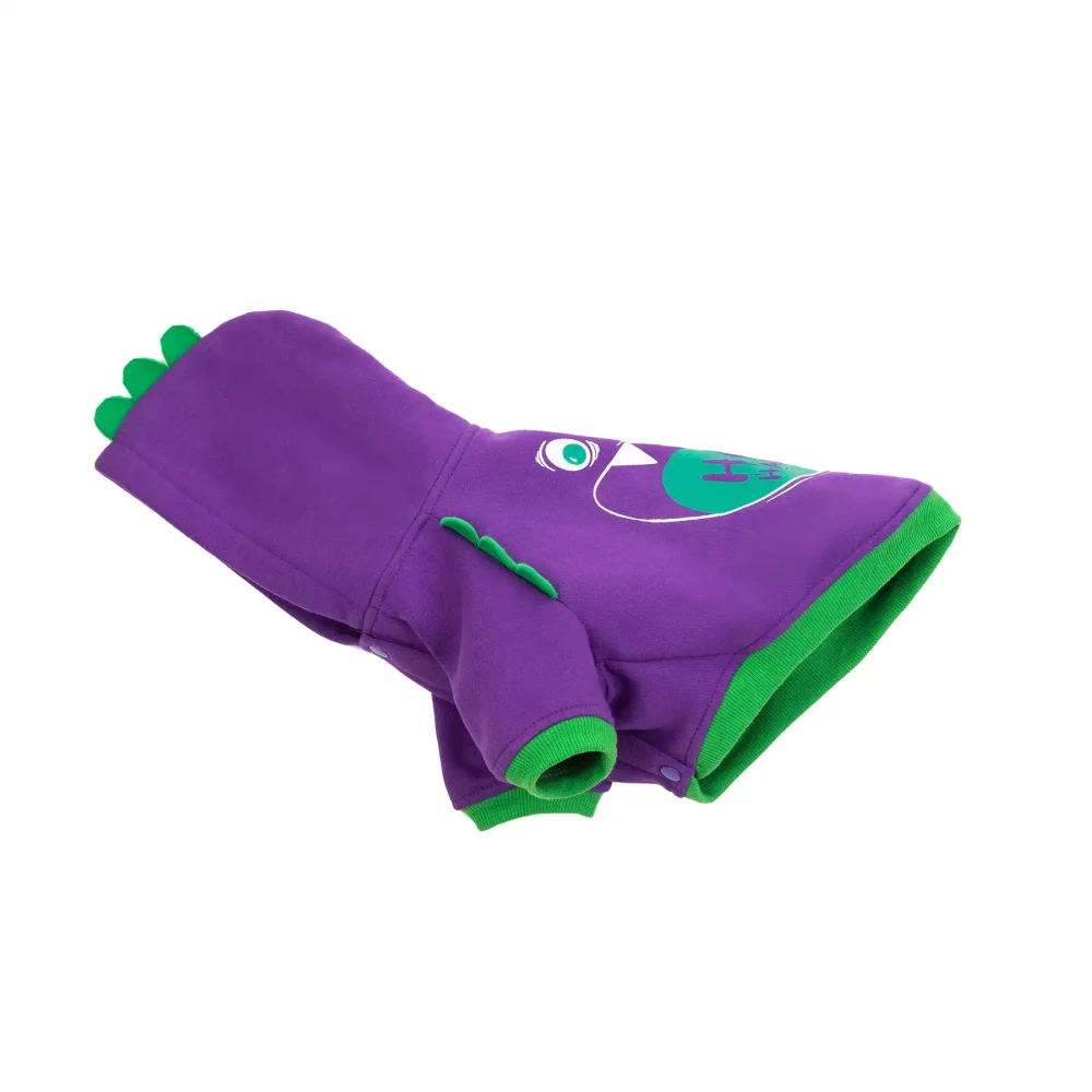 Halloween Purple Monster Hoodie Jacket for Dogs